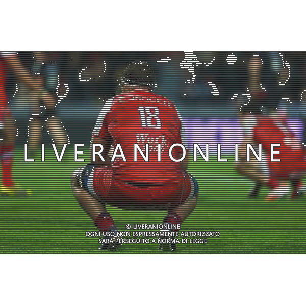 deception de Hendrik Roodt - 07.11.2015 - Toulouse / Grenoble - 8eme journee de Top 14 Photo : Manu Blondeau / Icon Sport AG ALDO LIVERANI SAS ONLY ITALY