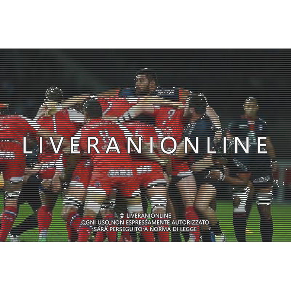 Christopher Tolofua - 07.11.2015 - Toulouse / Grenoble - 8eme journee de Top 14 Photo : Manu Blondeau / Icon Sport AG ALDO LIVERANI SAS ONLY ITALY