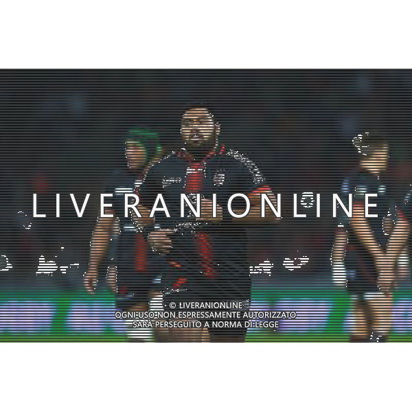 Christopher Tolofua - 07.11.2015 - Toulouse / Grenoble - 8eme journee de Top 14 Photo : Manu Blondeau / Icon Sport AG ALDO LIVERANI SAS ONLY ITALY