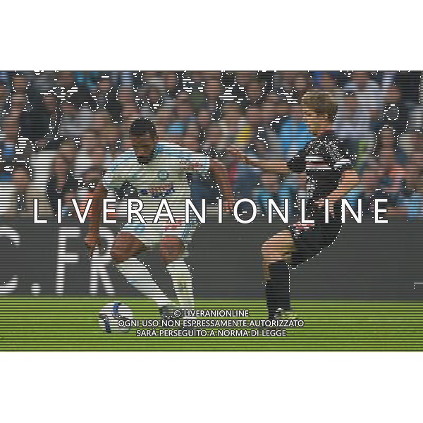 Alaixys ROMAO / Vincent KOZIELLO - 08.11.2015 - Marseille / Nice - 13eme journee de Ligue 1 Photo : Gaston Petrelli / Icon Sport AG ALDO LIVERANI SAS ONLY ITALY