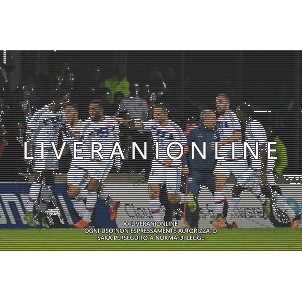 Joie Alexandre LACAZETTE - 08.11.2015 - Lyon / Saint Etienne - 13eme journee de Ligue 1 Photo : Jean Paul Thomas / Icon Sport AG ALDO LIVERANI SAS ONLY ITALY