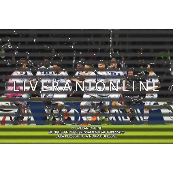 Joie Alexandre LACAZETTE - 08.11.2015 - Lyon / Saint Etienne - 13eme journee de Ligue 1 Photo : Jean Paul Thomas / Icon Sport AG ALDO LIVERANI SAS ONLY ITALY