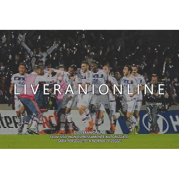 Joie Alexandre LACAZETTE - 08.11.2015 - Lyon / Saint Etienne - 13eme journee de Ligue 1 Photo : Jean Paul Thomas / Icon Sport AG ALDO LIVERANI SAS ONLY ITALY