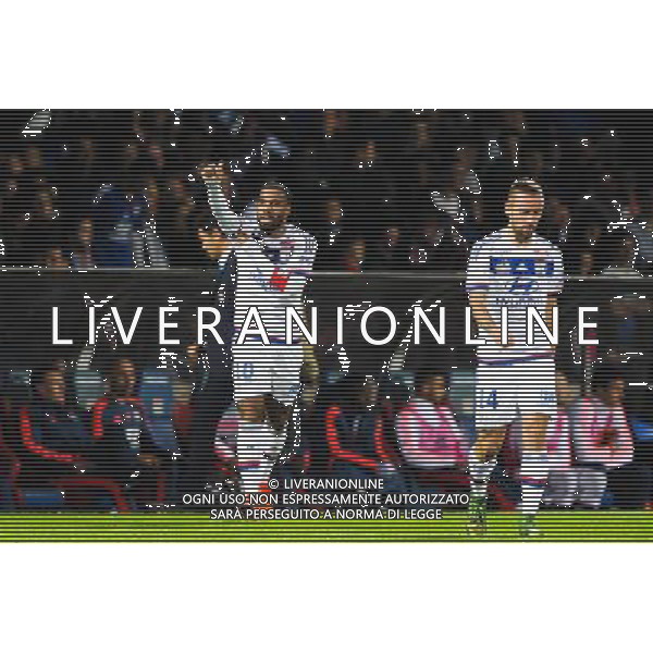 Joie Alexandre LACAZETTE - 08.11.2015 - Lyon / Saint Etienne - 13eme journee de Ligue 1 Photo : Jean Paul Thomas / Icon Sport AG ALDO LIVERANI SAS ONLY ITALY