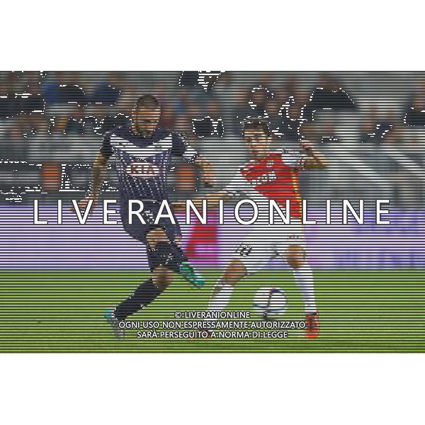 Diego Contento / Bernardo Silva - 08.11.2015 - Bordeaux / Monaco - 13eme journee de Ligue 1 Photo : Manu Blondeau / Icon Sport AG ALDO LIVERANI SAS ONLY ITALY
