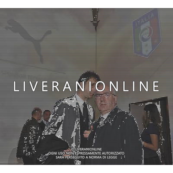 Presentazione della nuova maglia PUMA della Nazionale Italiana di Calcio Firenze - 09.11.2015 Nella Foto:Carlo Tavecchio e Michele Uva /Ag. Aldo Liverani