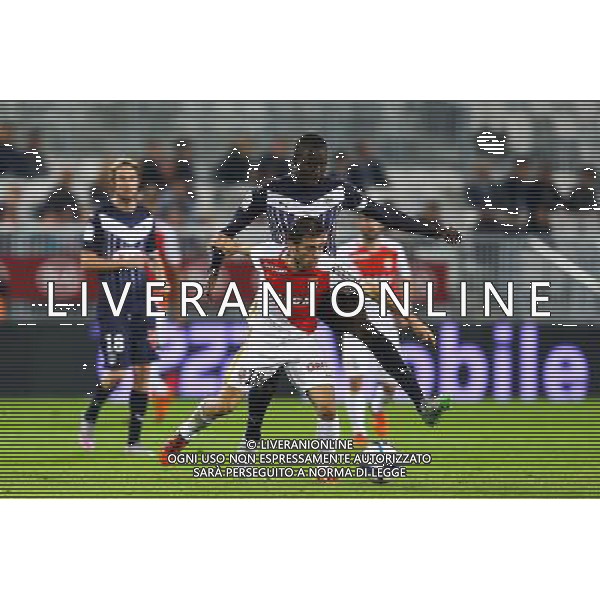 Cedric Yambere / Bernardo Silva - 08.11.2015 - Bordeaux / Monaco - 13eme journee de Ligue 1 Photo : Manu Blondeau / Icon Sport /AGENZIA ALDO LIVERANI SAS - - ITALY ONLY - EDITORIAL USE ONLY -
