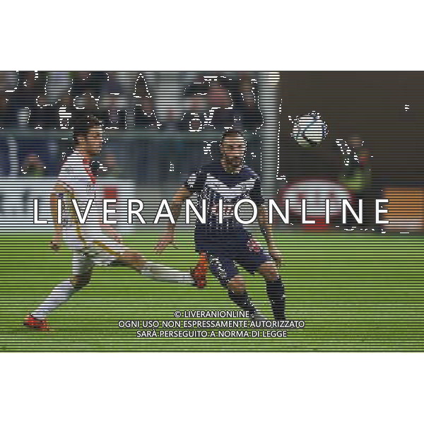 Bernardo Silva / Diego Contento - 08.11.2015 - Bordeaux / Monaco - 13eme journee de Ligue 1 Photo : Manu Blondeau / Icon Sport /AGENZIA ALDO LIVERANI SAS - - ITALY ONLY - EDITORIAL USE ONLY -