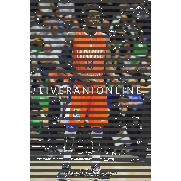 Jean Baptiste Adolphe Michel - 07.11.2015 - Lyon Villeurbanne / Le Havre - 7eme journee de Pro A Photo : Jean Paul Thomas / Icon Sport /AGENZIA ALDO LIVERANI SAS - - ITALY ONLY - EDITORIAL USE ONLY -