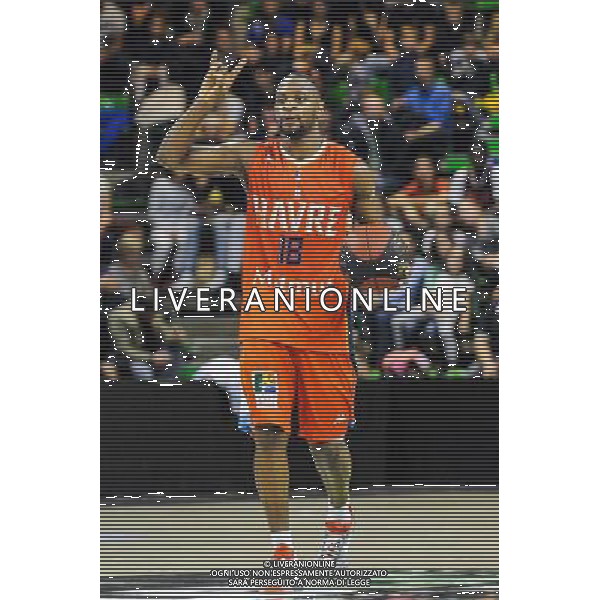 Malela MUTUALE - 07.11.2015 - Lyon Villeurbanne / Le Havre - 7eme journee de Pro A Photo : Jean Paul Thomas / Icon Sport /AGENZIA ALDO LIVERANI SAS - - ITALY ONLY - EDITORIAL USE ONLY -