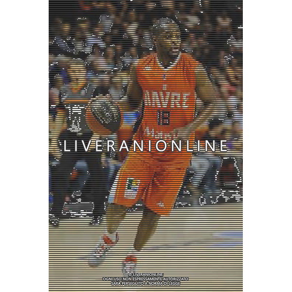 Malela MUTUALE - 07.11.2015 - Lyon Villeurbanne / Le Havre - 7eme journee de Pro A Photo : Jean Paul Thomas / Icon Sport /AGENZIA ALDO LIVERANI SAS - - ITALY ONLY - EDITORIAL USE ONLY -