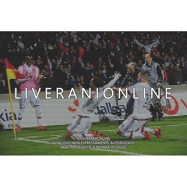 Joie Alexandre LACAZETTE - 08.11.2015 - Lyon / Saint Etienne - 13eme journee de Ligue 1 Photo : Jean Paul Thomas / Icon Sport /AGENZIA ALDO LIVERANI SAS - - ITALY ONLY - EDITORIAL USE ONLY -