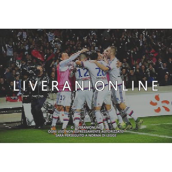 Joie Alexandre LACAZETTE - 08.11.2015 - Lyon / Saint Etienne - 13eme journee de Ligue 1 Photo : Jean Paul Thomas / Icon Sport /AGENZIA ALDO LIVERANI SAS - - ITALY ONLY - EDITORIAL USE ONLY -