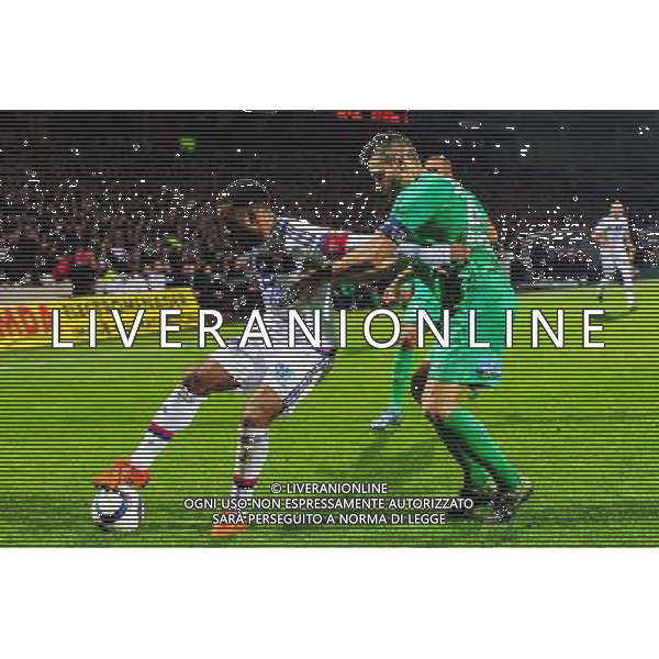 Alexandre LACAZETTE / Loic PERRIN - 08.11.2015 - Lyon / Saint Etienne - 13eme journee de Ligue 1 Photo : Jean Paul Thomas / Icon Sport /AGENZIA ALDO LIVERANI SAS - - ITALY ONLY - EDITORIAL USE ONLY -