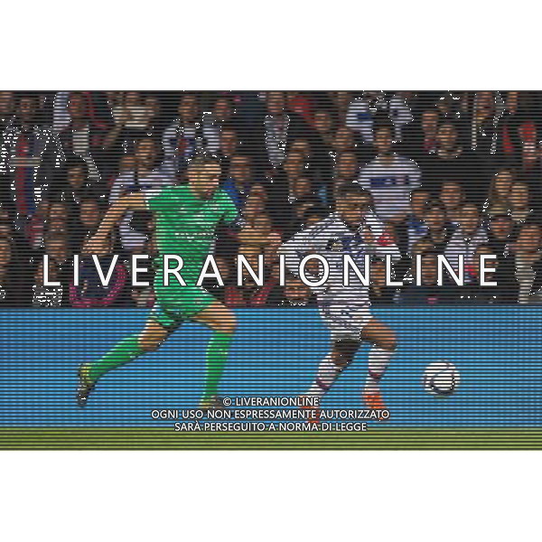 Loic PERRIN / Alexandre LACAZETTE - 08.11.2015 - Lyon / Saint Etienne - 13eme journee de Ligue 1 Photo : Jean Paul Thomas / Icon Sport /AGENZIA ALDO LIVERANI SAS - - ITALY ONLY - EDITORIAL USE ONLY -