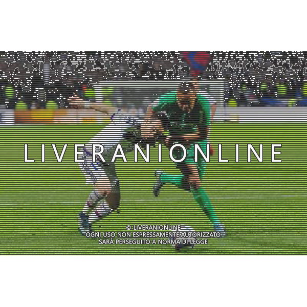 Mathieu VALBUENA / Pierre Yves POLOMAT - 08.11.2015 - Lyon / Saint Etienne - 13eme journee de Ligue 1 Photo : Jean Paul Thomas / Icon Sport /AGENZIA ALDO LIVERANI SAS - - ITALY ONLY - EDITORIAL USE ONLY -