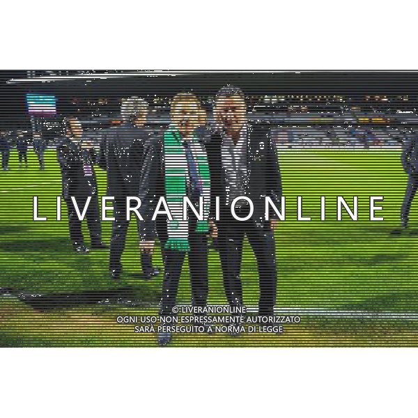 Roland ROMEYER / Christophe GALTIER - 08.11.2015 - Lyon / Saint Etienne - 13eme journee de Ligue 1 Photo : Jean Paul Thomas / Icon Sport /AGENZIA ALDO LIVERANI SAS - - ITALY ONLY - EDITORIAL USE ONLY -