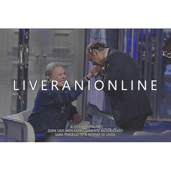 Maria Gabriella di Savoia ospite della trasmissione televisiva \'Porta a Porta\' Roma 11 novembre 2015 nella foto con Bruno Vespa ©Corradetti/AGENZIA ALDO LIVERANI SAS