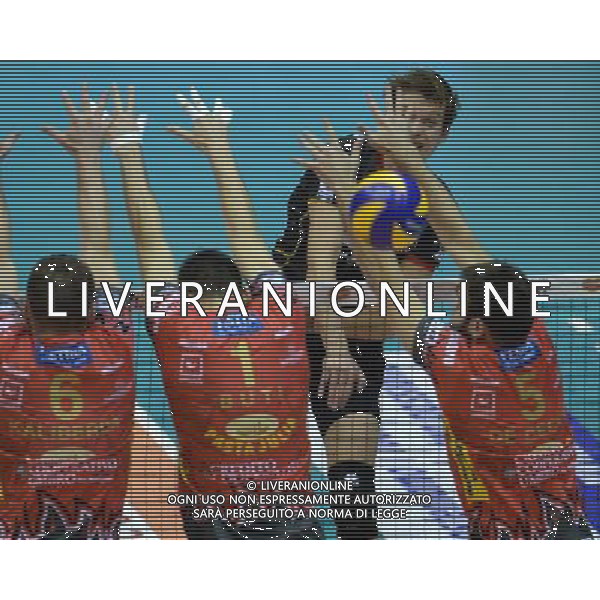 Regular Season SuperLega Volley 4 Giornata Forli\' - 11.11.2015 CMC Romagna-Sir Safety Conad Perugia Nella Foto:van garderen maarten /Ph.Vitez-Ag. Aldo Liverani