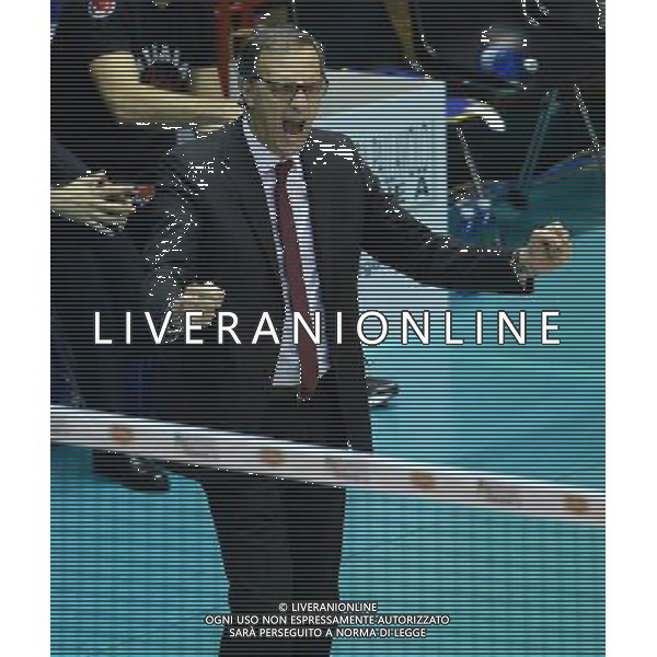 Regular Season SuperLega Volley 4 Giornata Forli\' - 11.11.2015 CMC Romagna-Sir Safety Conad Perugia Nella Foto:Castellani Daniel /Ph.Vitez-Ag. Aldo Liverani