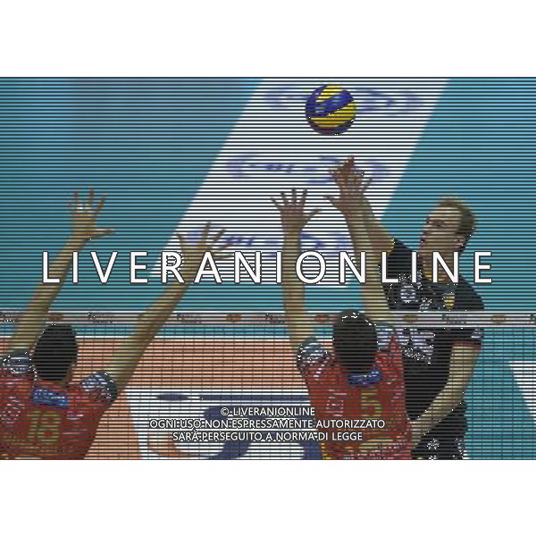 Regular Season SuperLega Volley 4 Giornata Forli\' - 11.11.2015 CMC Romagna-Sir Safety Conad Perugia Nella Foto:Boswinkel Hidde /Ph.Vitez-Ag. Aldo Liverani