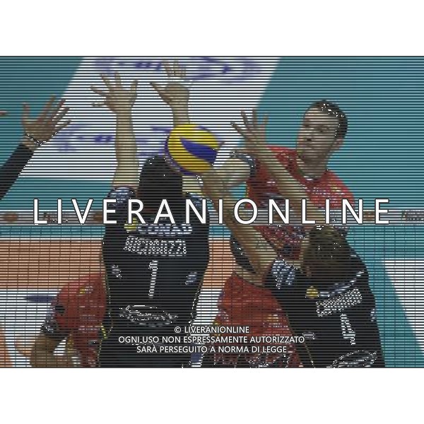Regular Season SuperLega Volley 4 Giornata Forli\' - 11.11.2015 CMC Romagna-Sir Safety Conad Perugia Nella Foto:Kaliberda Denys /Ph.Vitez-Ag. Aldo Liverani