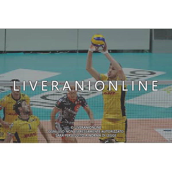 Campionato SuperLega UnipolSai - 4Â° giornata Monza 11-11-2015 Palazzetto dello Sport Gi Group Monza vs DHL Modena nella foto Piano foto Roberto Garavaglia - ag. Aldo Liverani sas