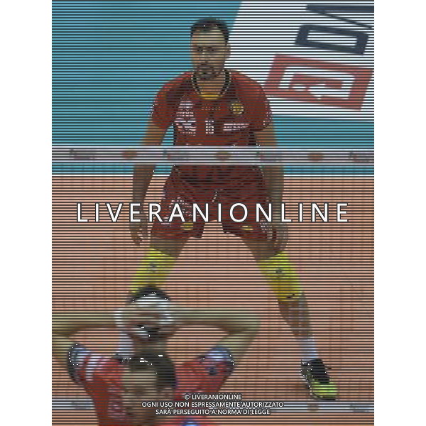 Regular Season SuperLega Volley 4 Giornata Forli\' - 11.11.2015 CMC Romagna-Sir Safety Conad Perugia Nella Foto:Bari Andrea /Ph.Vitez-Ag. Aldo Liverani