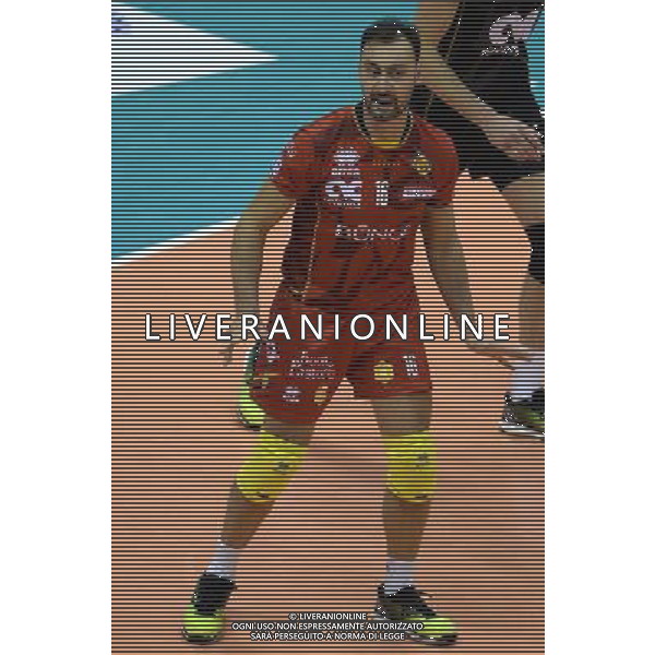 Regular Season SuperLega Volley 4 Giornata Forli\' - 11.11.2015 CMC Romagna-Sir Safety Conad Perugia Nella Foto:Bari Andrea /Ph.Vitez-Ag. Aldo Liverani