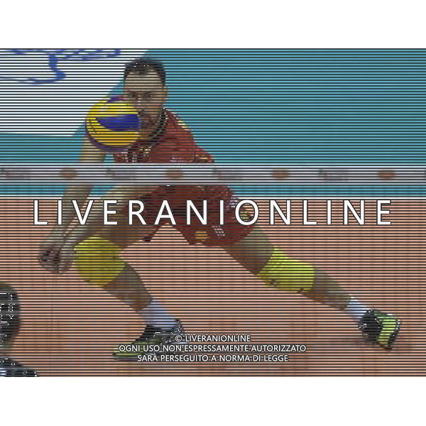 Regular Season SuperLega Volley 4 Giornata Forli\' - 11.11.2015 CMC Romagna-Sir Safety Conad Perugia Nella Foto:Bari Andrea /Ph.Vitez-Ag. Aldo Liverani