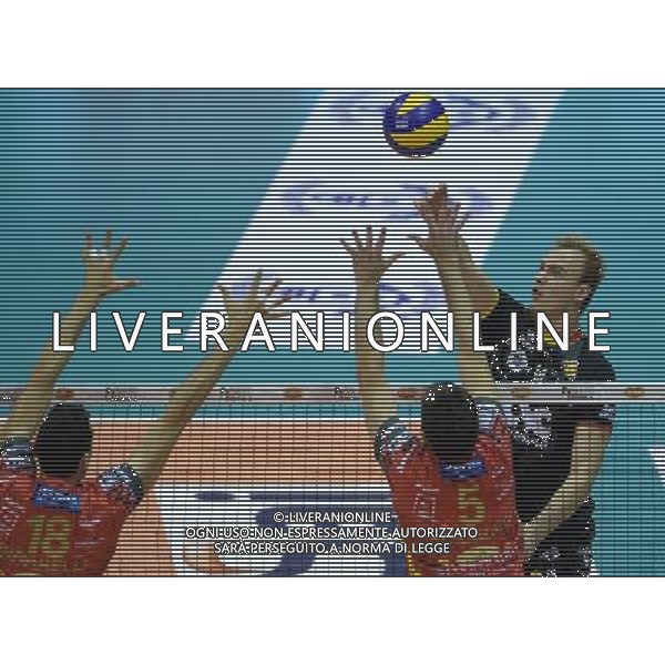 Regular Season SuperLega Volley 4 Giornata Forli\' - 11.11.2015 CMC Romagna-Sir Safety Conad Perugia Nella Foto:Boswinkel Hidde /Ph.Vitez-Ag. Aldo Liverani