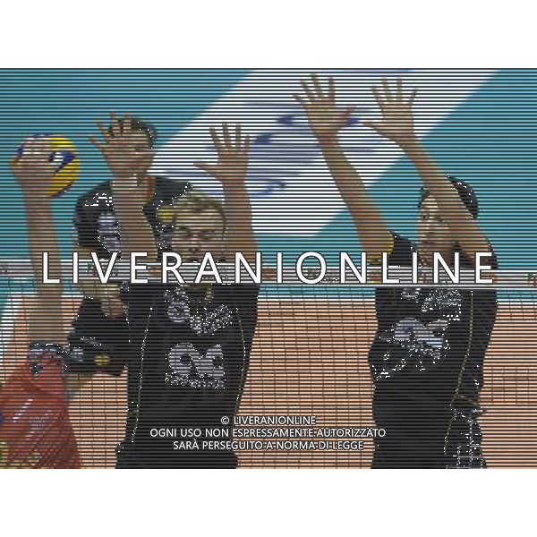 Regular Season SuperLega Volley 4 Giornata Forli\' - 11.11.2015 CMC Romagna-Sir Safety Conad Perugia Nella Foto:Boswinkel Hidde-Polo Alberto /Ph.Vitez-Ag. Aldo Liverani