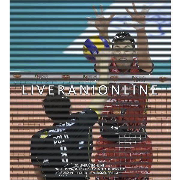 Regular Season SuperLega Volley 4 Giornata Forli\' - 11.11.2015 CMC Romagna-Sir Safety Conad Perugia Nella Foto:Buti Simone /Ph.Vitez-Ag. Aldo Liverani