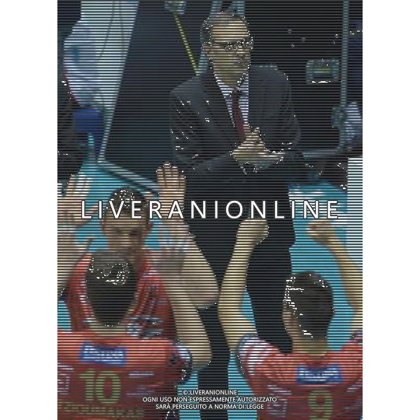 Regular Season SuperLega Volley 4 Giornata Forli\' - 11.11.2015 CMC Romagna-Sir Safety Conad Perugia Nella Foto:Castellani Daniel /Ph.Vitez-Ag. Aldo Liverani