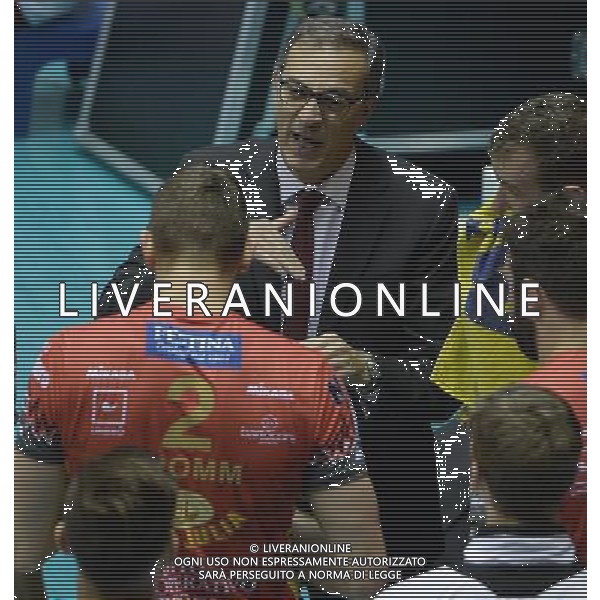 Regular Season SuperLega Volley 4 Giornata Forli\' - 11.11.2015 CMC Romagna-Sir Safety Conad Perugia Nella Foto:Castellani Daniel /Ph.Vitez-Ag. Aldo Liverani