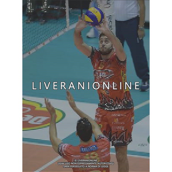 Regular Season SuperLega Volley 4 Giornata Forli\' - 11.11.2015 CMC Romagna-Sir Safety Conad Perugia Nella Foto:De Cecco Luciano /Ph.Vitez-Ag. Aldo Liverani