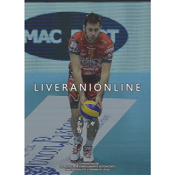 Regular Season SuperLega Volley 4 Giornata Forli\' - 11.11.2015 CMC Romagna-Sir Safety Conad Perugia Nella Foto:De Cecco Luciano /Ph.Vitez-Ag. Aldo Liverani