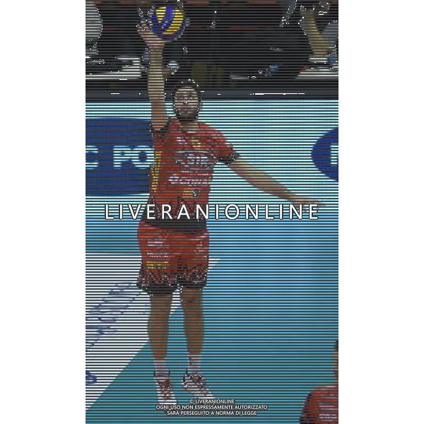 Regular Season SuperLega Volley 4 Giornata Forli\' - 11.11.2015 CMC Romagna-Sir Safety Conad Perugia Nella Foto:De Cecco Luciano /Ph.Vitez-Ag. Aldo Liverani