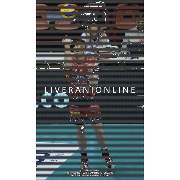 Regular Season SuperLega Volley 4 Giornata Forli\' - 11.11.2015 CMC Romagna-Sir Safety Conad Perugia Nella Foto:Fromm Christian /Ph.Vitez-Ag. Aldo Liverani