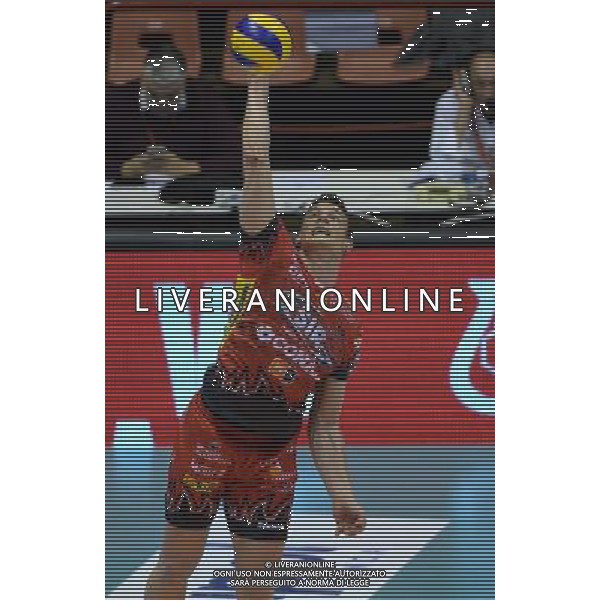 Regular Season SuperLega Volley 4 Giornata Forli\' - 11.11.2015 CMC Romagna-Sir Safety Conad Perugia Nella Foto:Fromm Christian /Ph.Vitez-Ag. Aldo Liverani