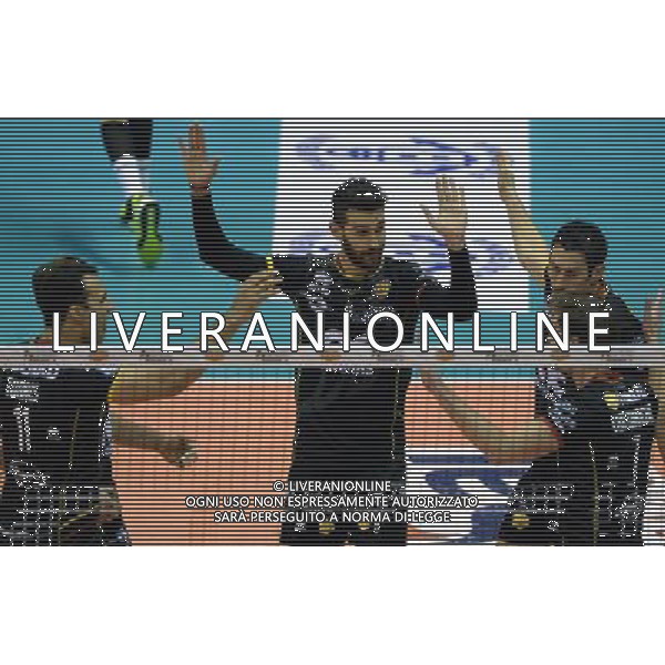 Regular Season SuperLega Volley 4 Giornata Forli\' - 11.11.2015 CMC Romagna-Sir Safety Conad Perugia Nella Foto:Koumentakis Rafail /Ph.Vitez-Ag. Aldo Liverani