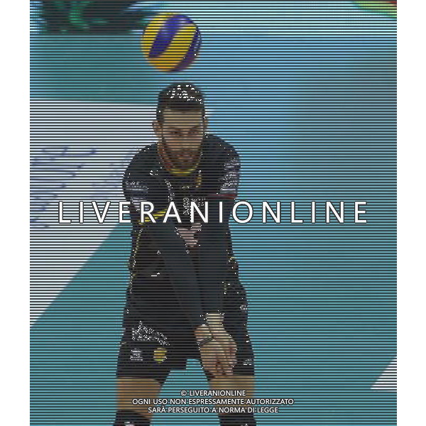 Regular Season SuperLega Volley 4 Giornata Forli\' - 11.11.2015 CMC Romagna-Sir Safety Conad Perugia Nella Foto:Koumentakis Rafail /Ph.Vitez-Ag. Aldo Liverani