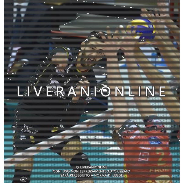 Regular Season SuperLega Volley 4 Giornata Forli\' - 11.11.2015 CMC Romagna-Sir Safety Conad Perugia Nella Foto:Koumentakis Rafail /Ph.Vitez-Ag. Aldo Liverani