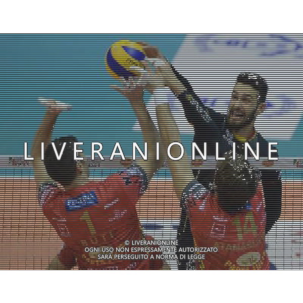 Regular Season SuperLega Volley 4 Giornata Forli\' - 11.11.2015 CMC Romagna-Sir Safety Conad Perugia Nella Foto:Koumentakis Rafail /Ph.Vitez-Ag. Aldo Liverani