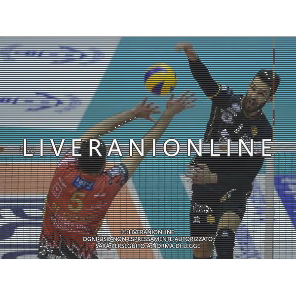 Regular Season SuperLega Volley 4 Giornata Forli\' - 11.11.2015 CMC Romagna-Sir Safety Conad Perugia Nella Foto:Koumentakis Rafail /Ph.Vitez-Ag. Aldo Liverani