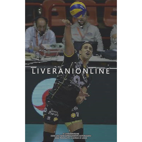 Regular Season SuperLega Volley 4 Giornata Forli\' - 11.11.2015 CMC Romagna-Sir Safety Conad Perugia Nella Foto:Torres Maurice Armando /Ph.Vitez-Ag. Aldo Liverani