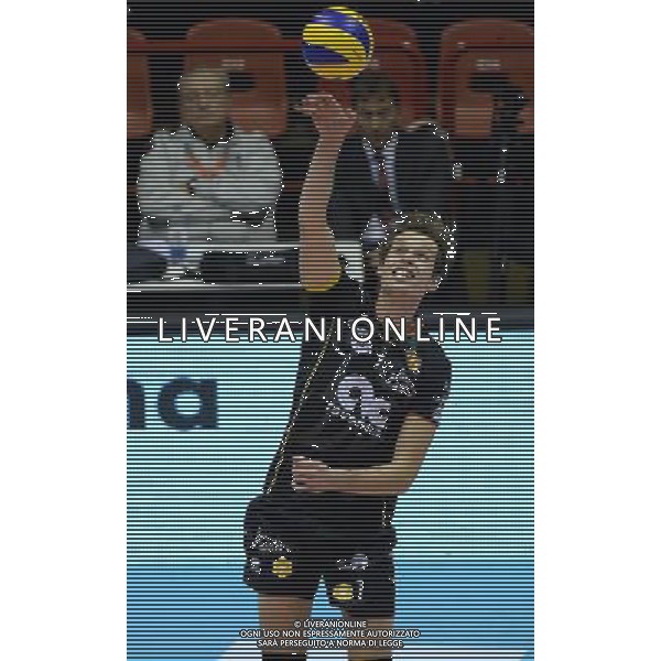 Regular Season SuperLega Volley 4 Giornata Forli\' - 11.11.2015 CMC Romagna-Sir Safety Conad Perugia Nella Foto:Van Garderen Maarten /Ph.Vitez-Ag. Aldo Liverani