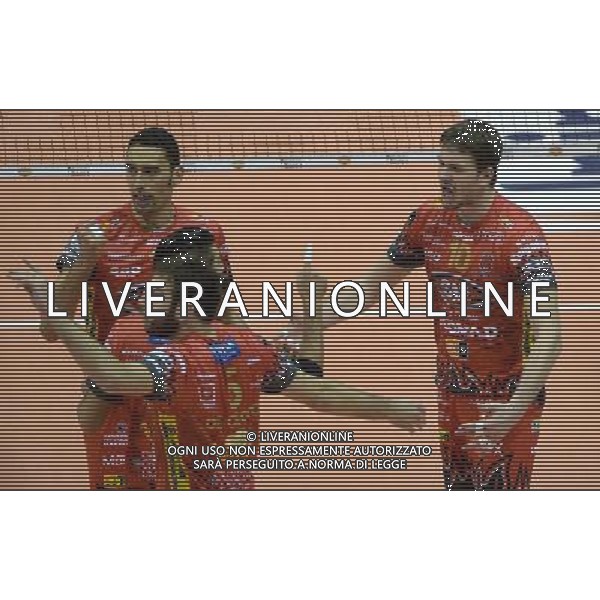 Regular Season SuperLega Volley 4 Giornata Forli\' - 11.11.2015 CMC Romagna-Sir Safety Conad Perugia Nella Foto:Tzioumakas Georgios /Ph.Vitez-Ag. Aldo Liverani