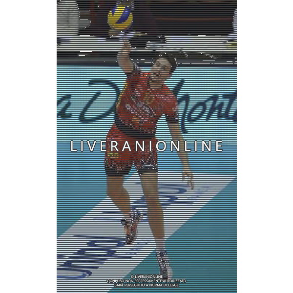 Regular Season SuperLega Volley 4 Giornata Forli\' - 11.11.2015 CMC Romagna-Sir Safety Conad Perugia Nella Foto:Tzioumakas Georgios /Ph.Vitez-Ag. Aldo Liverani