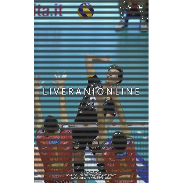 Regular Season SuperLega Volley 4 Giornata Forli\' - 11.11.2015 CMC Romagna-Sir Safety Conad Perugia Nella Foto:Van Garderen Maarten /Ph.Vitez-Ag. Aldo Liverani